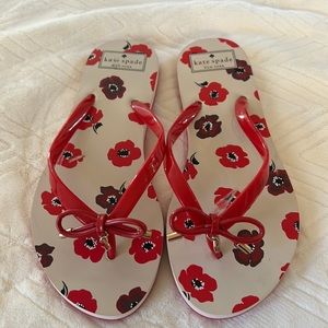 Kate Spade flip-flops, size 8